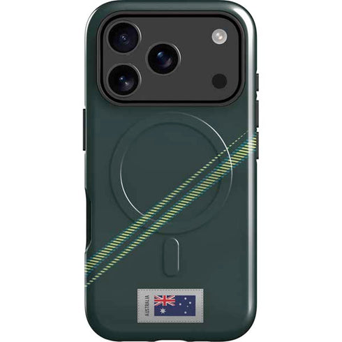 Australia Soccer Flag iPhone 17 Pro Max Magsafe Impact Case